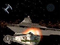 une photo d'Ã©cran de Star Wars - Shadows of the Empire sur Nintendo 64